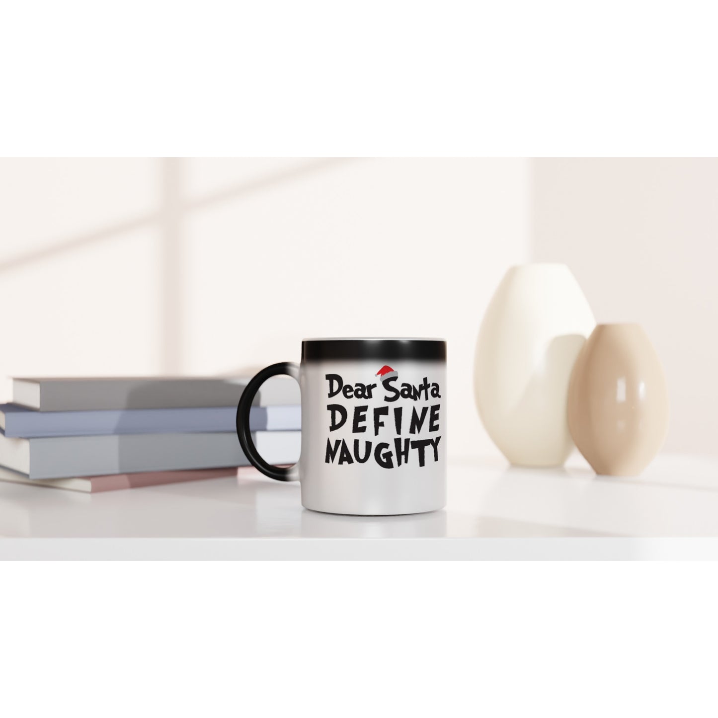 Dear Santa Mug, Magic Ceramic, Funny Christmas Mug, Xmas Holiday magic Ceramic Coffee Mug, Secret Santa Gift for Men or Women, Christmas Gift