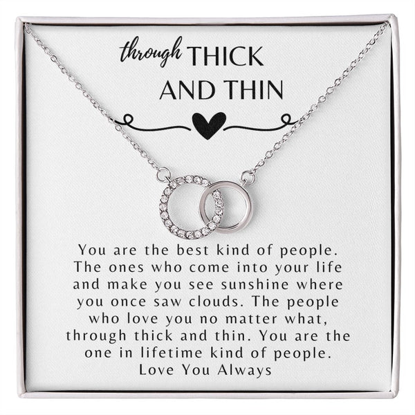 Thick and thin 2025 best friend necklaces