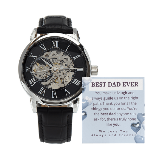 Gift for Dad from Us, Fathers Day gift, Gift for Dad watch, Dad gift, personalized gift for Dad, Best Dad ever, Dads Birthday Gift, Gifts for him, Gift to Dad, Dad watches
