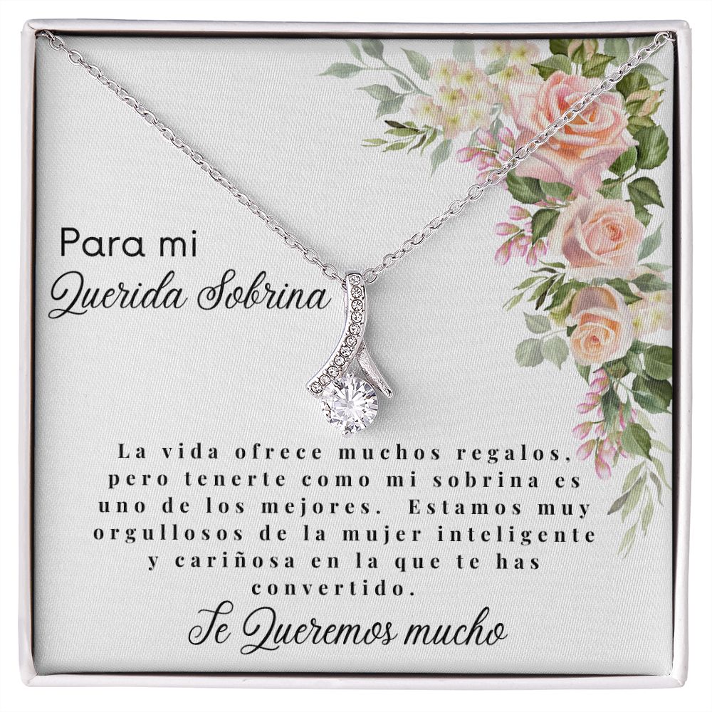 Sobrina gift - Regalo para sobrina - Regalo de cumpleaños para sobrina - Collar para sobrina - Niece gift - Aunt and niece necklace