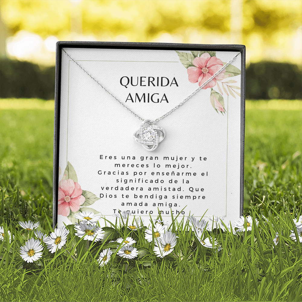 Regalo Para Mejor Amiga Amigas Gift Collar De Regalo Para La Mejor Amiga  Best Friend Necklace Gift Spanish Regalo De Cumpleaños 