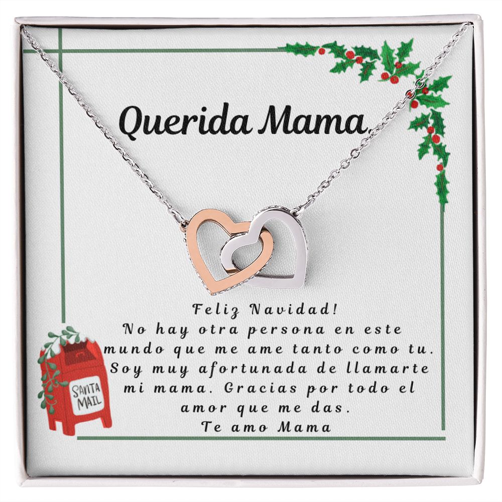 Regalos para Mama - Personalized necklace spanish - Letter to Mom with Heart Necklace - Mom Gifts from Daughter or Son in spanish, Daughter or Son regalo, Mama navidad regalo en español